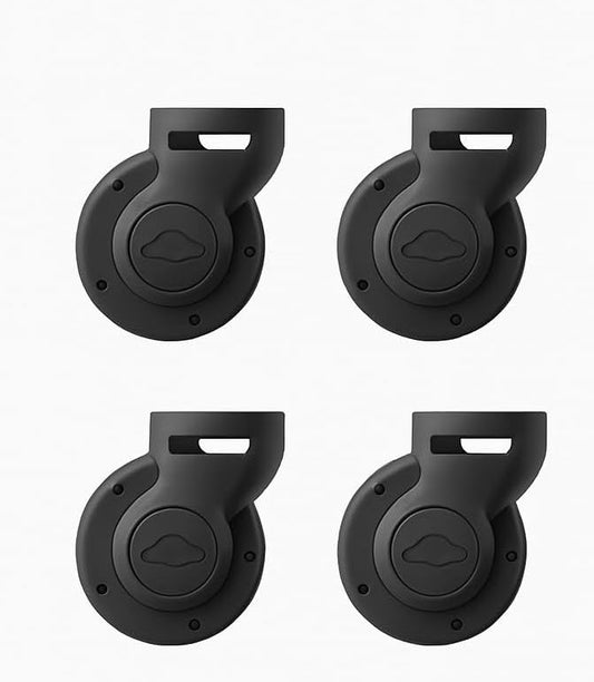 Replacement Wheels- 4-Pack Wheel-Only Set for Cozy Cruiser Rolling Pet Carriers